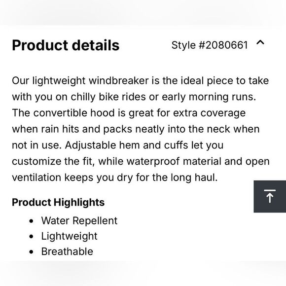 New PrAna Encinitas Windbreaker in Black Size M - Picture 14 of 16